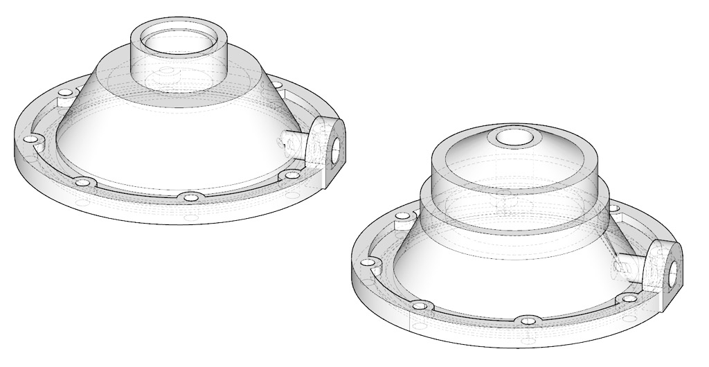Agricultural Pump Design 3D Model Drawing Render