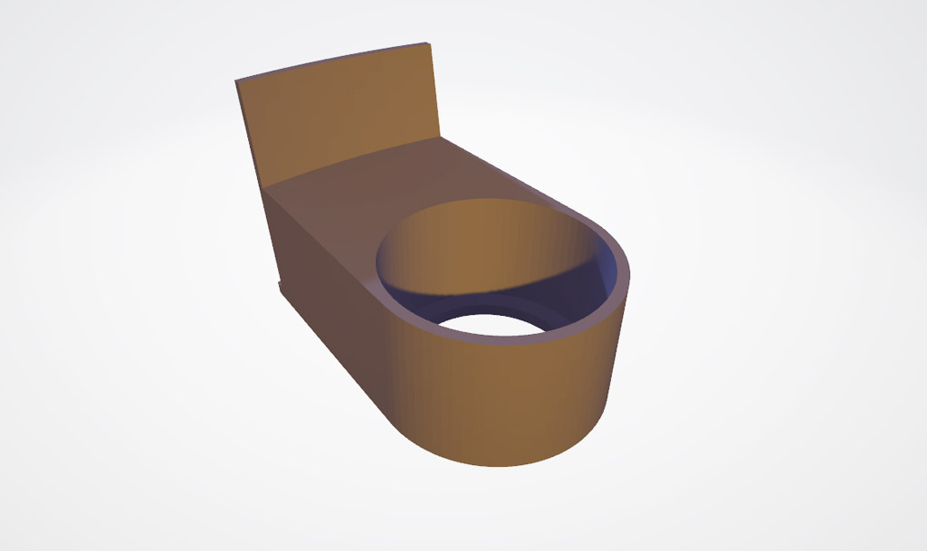 Water Feeder Concept Design 3D Model Render